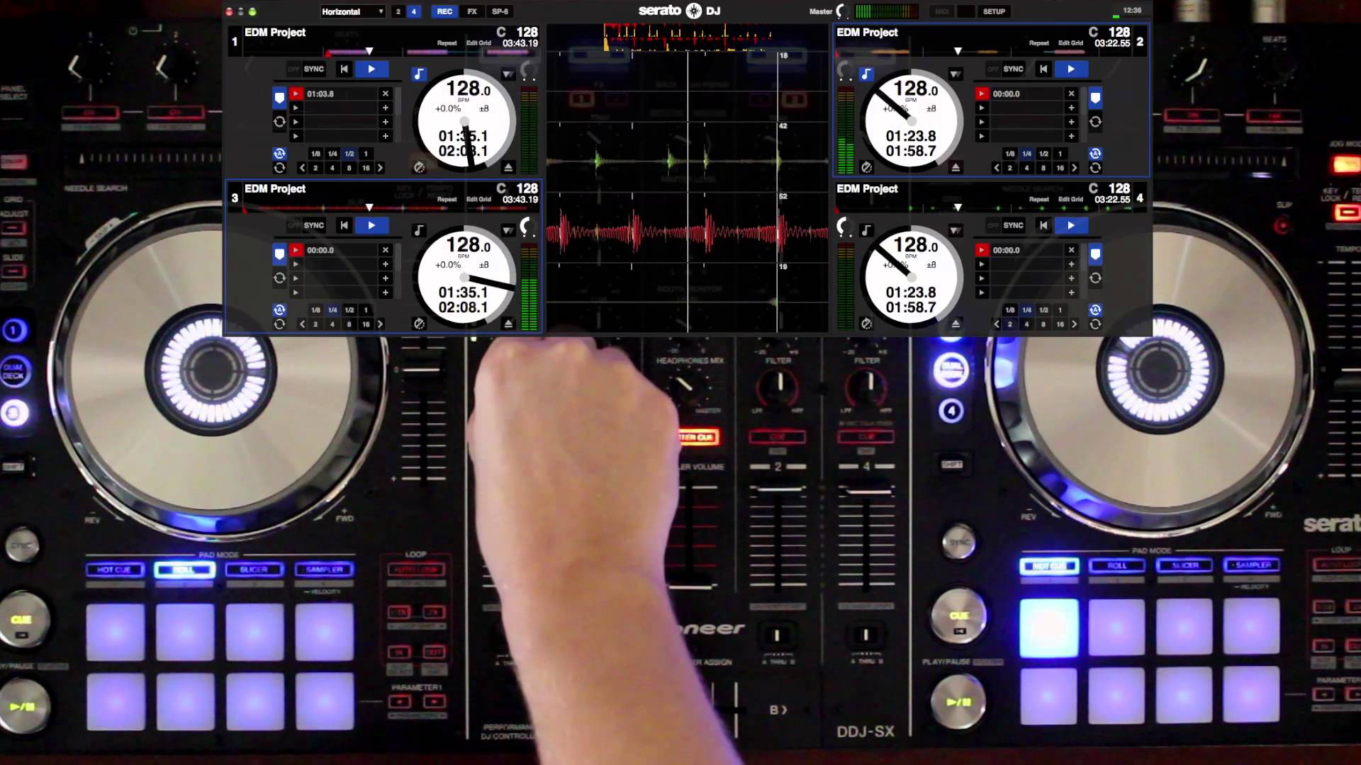 Manage Mixing Deck Serato DJ