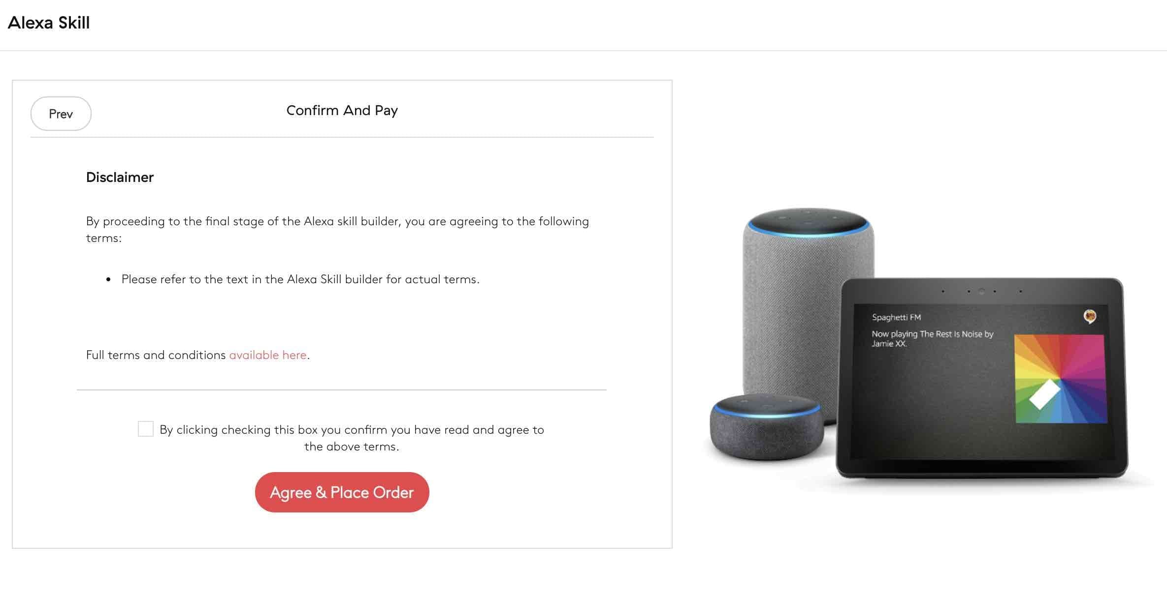 Amazon Alexa Skill Step 6
