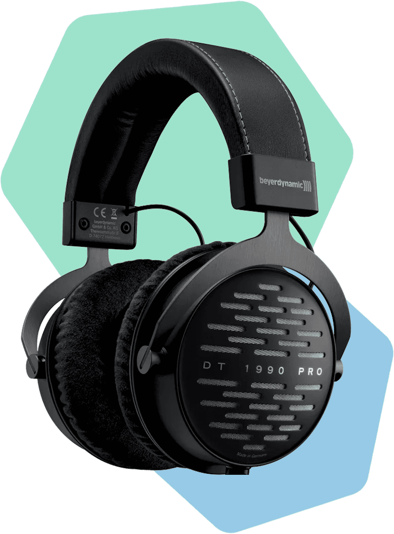 Beyerdynamic DT1990 PRO headphones.