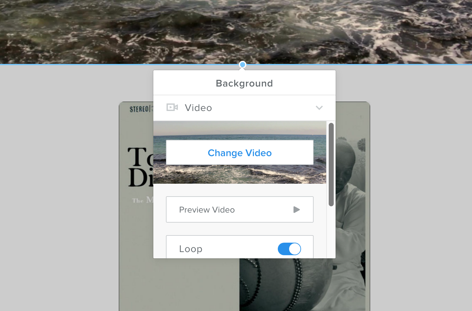 Changing Video Background Chilled.io