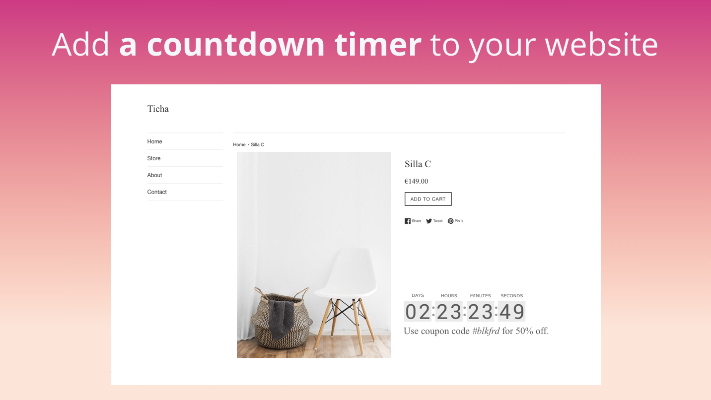 Countdown Timer Weebly Addon