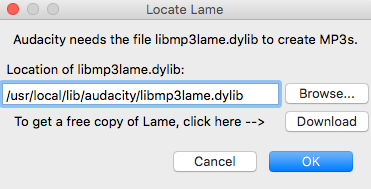 Create Lame Audio Audacity