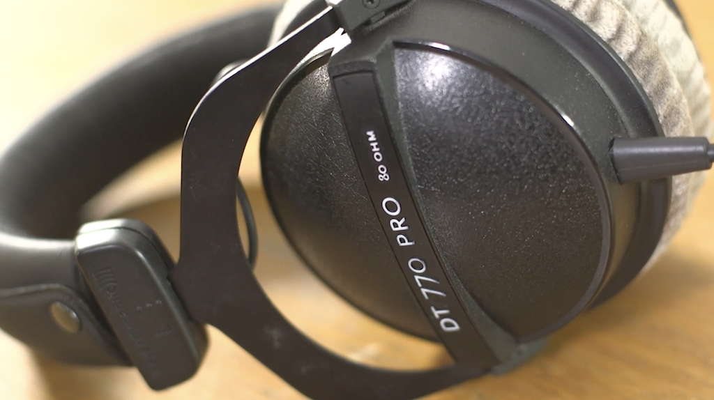 DT770 80OHM Headphones (Close Up)