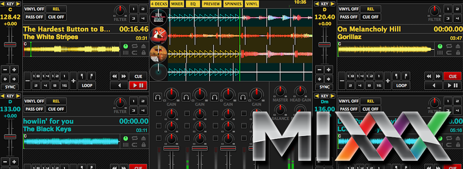 Mixxx Broadcasting Software Header - internet radio software