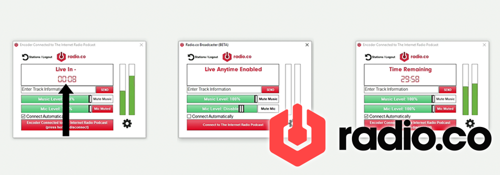 Radio.co Broadcaster Radio Automation Software