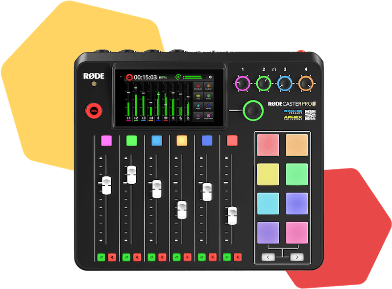 Rodecaster Pro II mixer.