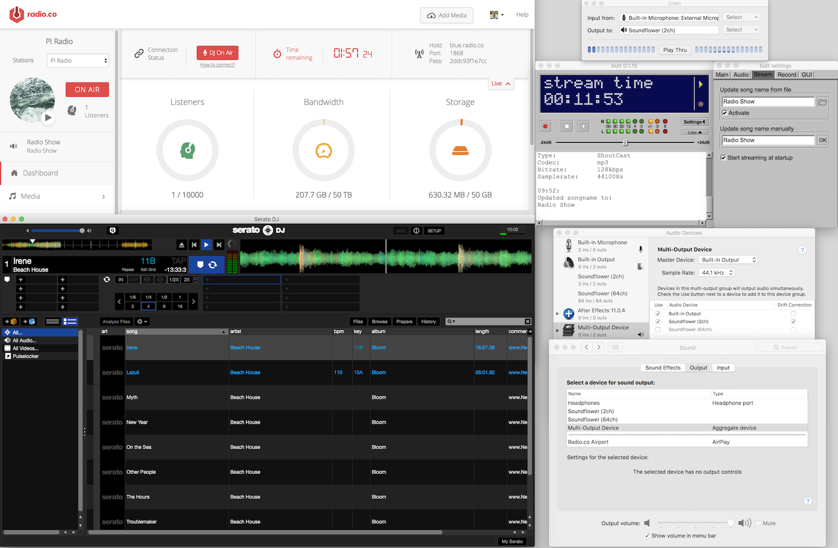 Serato DJ Broadcasting Live