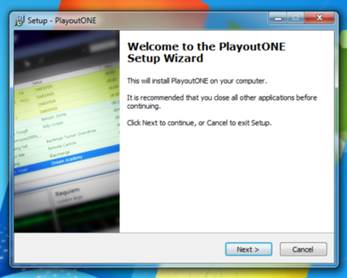 Setup Wizard for PlayoutONE Part 1