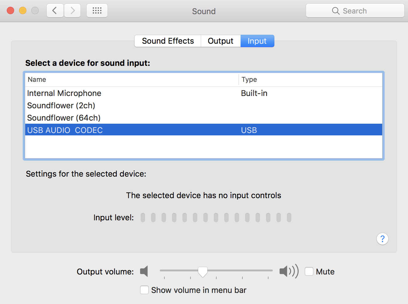 System Settings Audio Mixer Phone Call