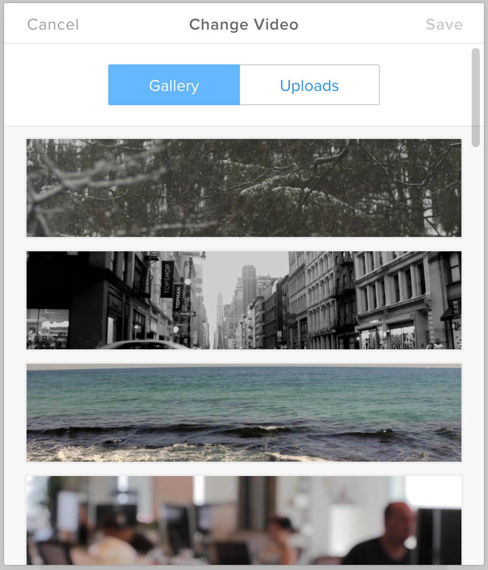 Video Background Gallery Weebly