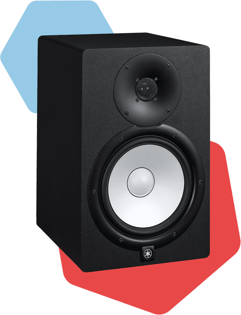 Yamaha HS8 speakers.